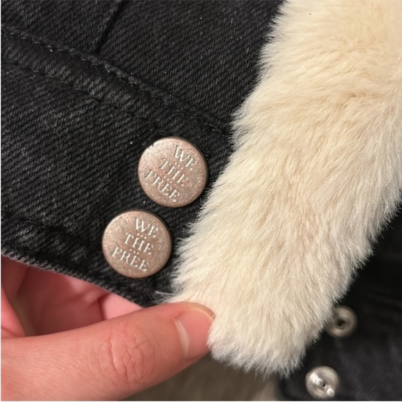 Free people Tia cozy denim jacket - Picture 10 of 12